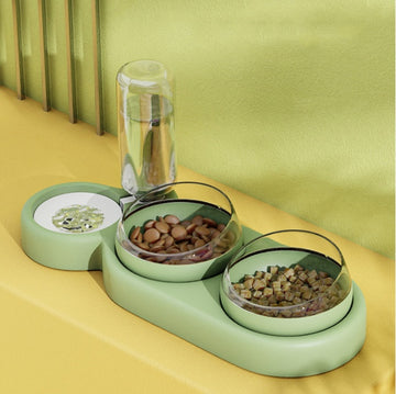 Pet Automatic Double Bowl Feeder